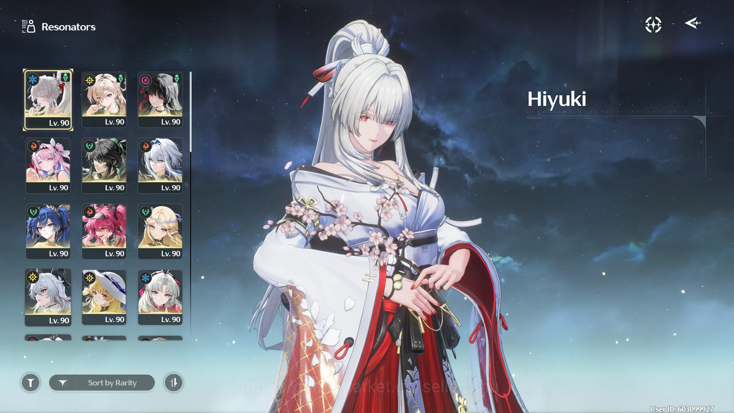 Wuthering Waves Accounts UL 80 | EU | Lucilla, Lucy, Rebecca, Denia, Hiyuki image 1