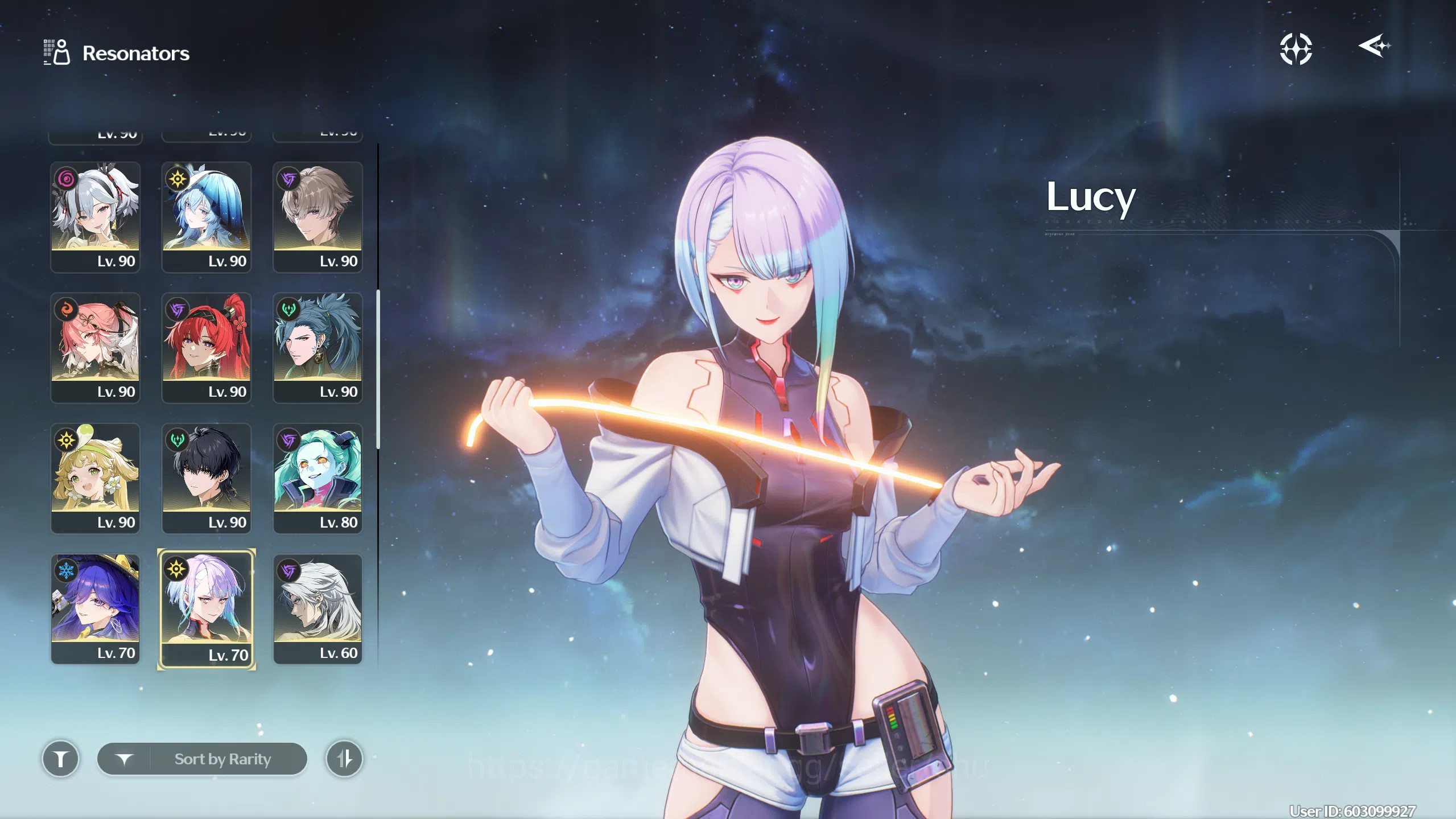 Wuthering Waves Accounts UL 80 | EU | Lucilla, Lucy, Rebecca, Denia, Hiyuki image 2