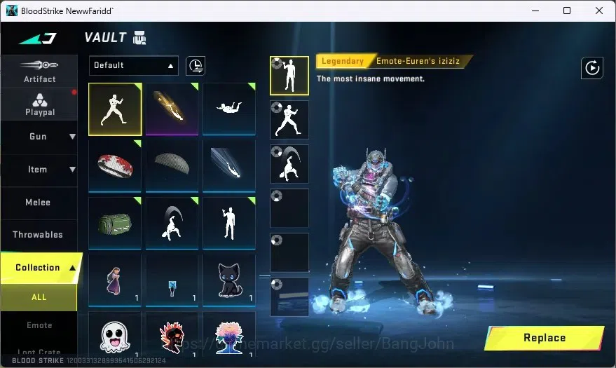 Blood Strike Accounts ASIA | ULTRA MELEE: Butterfly Knife - Starfall|ULT image 3