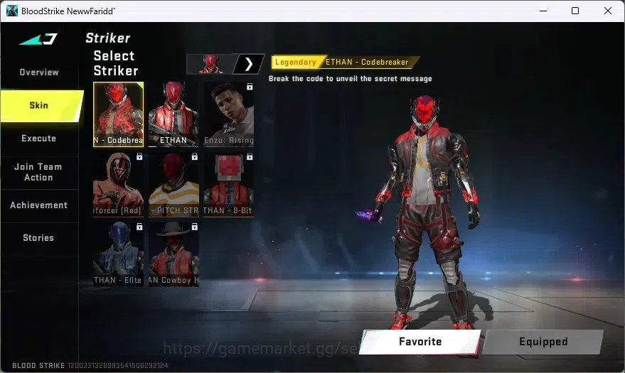 Blood Strike Accounts ASIA | ULTRA MELEE: Butterfly Knife - Starfall|ULT image 5