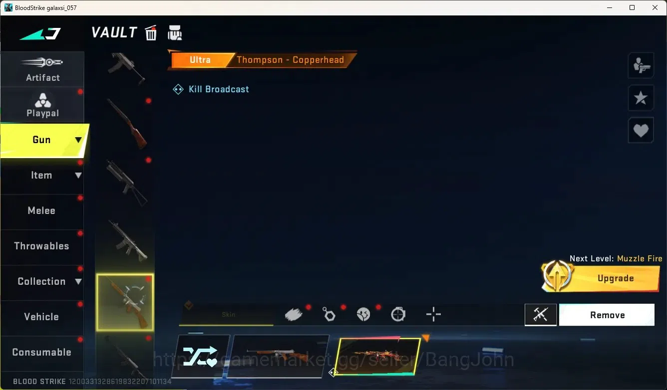Blood Strike Accounts High-End ASIA|Evo Fal:Evolved|1 Limited:Origin-12|3 Ultra & 8 Legendary Gun|Check SS BS2005B 14