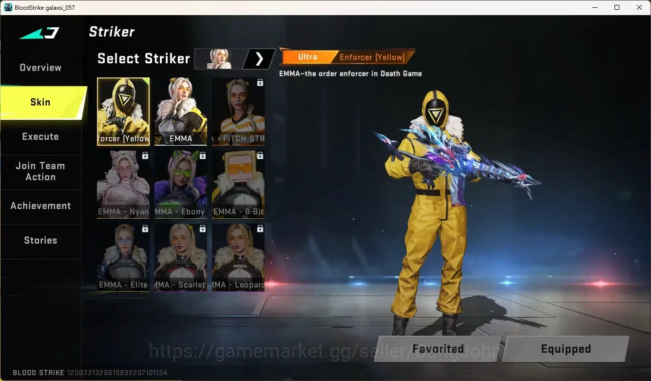 Blood Strike Accounts High-End ASIA|Evo Fal:Evolved|1 Limited:Origin-12|3 Ultra & 8 Legendary Gun|Check SS BS2005B 16
