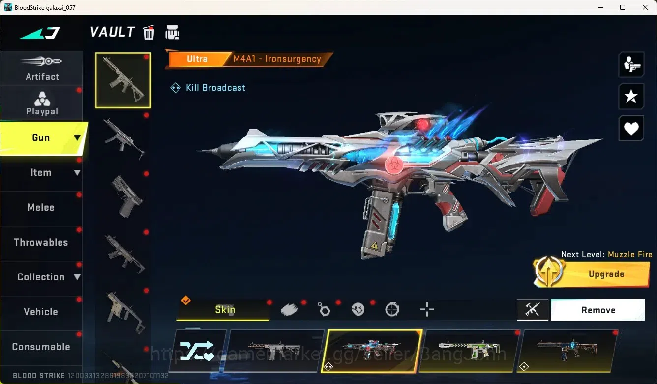 Blood Strike Accounts High-End ASIA|Evo Fal:Evolved|1 Limited:Origin-12|3 Ultra & 8 Legendary Gun|Check SS BS2005B 2