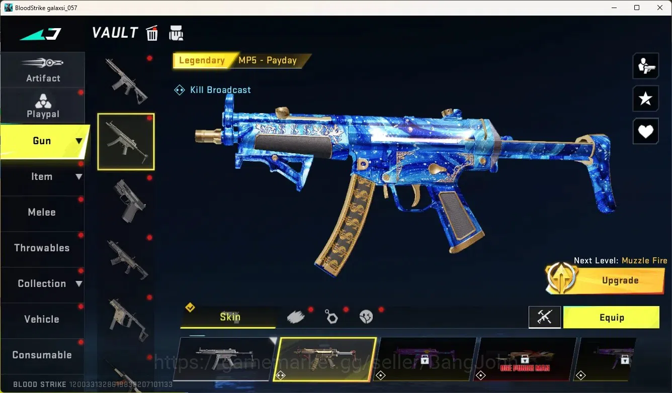 Blood Strike Accounts High-End ASIA|Evo Fal:Evolved|1 Limited:Origin-12|3 Ultra & 8 Legendary Gun|Check SS BS2005B 3