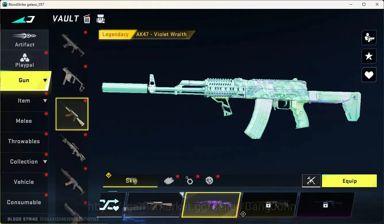 Blood Strike Accounts High-End ASIA|Evo Fal:Evolved|1 Limited:Origin-12|3 Ultra & 8 Legendary Gun|Check SS BS2005B 5