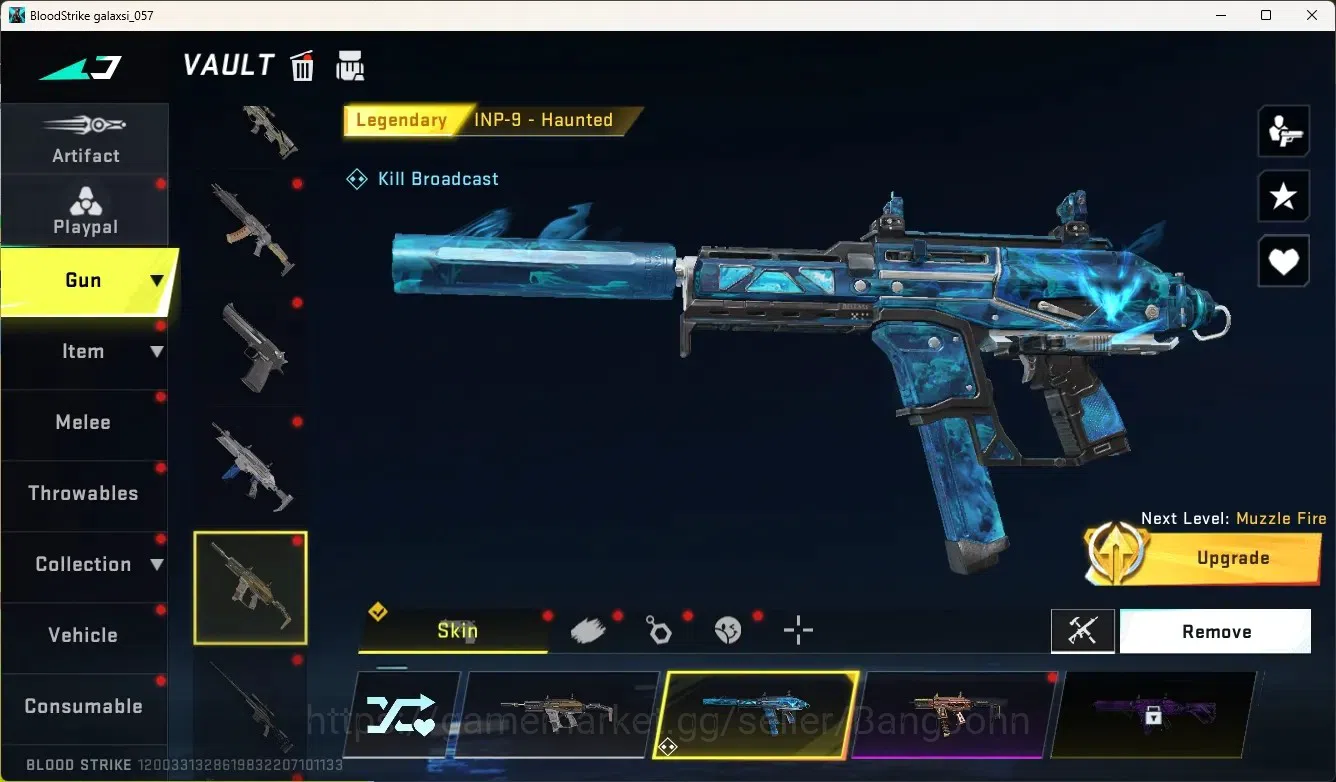 Blood Strike Accounts High-End ASIA|Evo Fal:Evolved|1 Limited:Origin-12|3 Ultra & 8 Legendary Gun|Check SS BS2005B 8