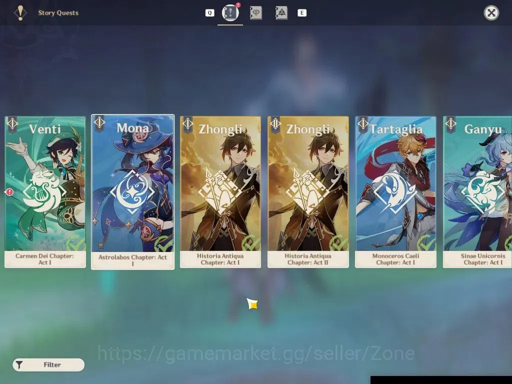 Genshin Impact Accounts ASIA|AR 58|9 Limited+12 (5*Weapon)|[(NeuvilletteC1 image 16