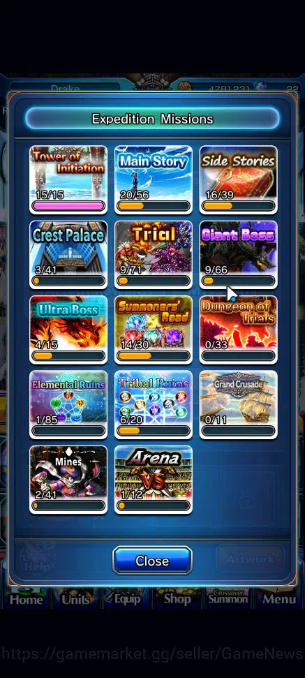 Grand Summoners Accounts Global|Rank 61|20 Ascend|InumutaTW,Summer MiyuTW,M image 16