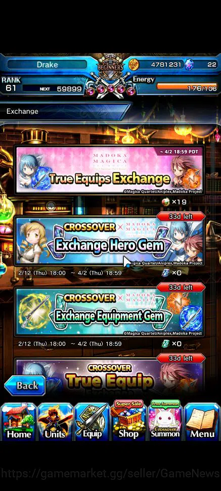 Grand Summoners Accounts Global|Rank 61|20 Ascend|InumutaTW,Summer MiyuTW,M image 17