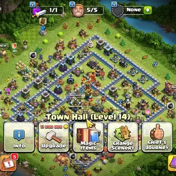 Clash of Clans Accounts High-End LV 161|TH 14 - BH 7|HH 8|Limit Skin|BK 65,AQ 67,GW 41,MP 46,RC 20|BM 15|CN