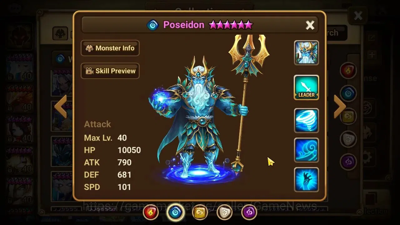 Summoners War: Sky Arena Accounts GLOBAL Lv 80|1 LD[Kiki]+18 Total NB5[Sagar,Poseido image 17
