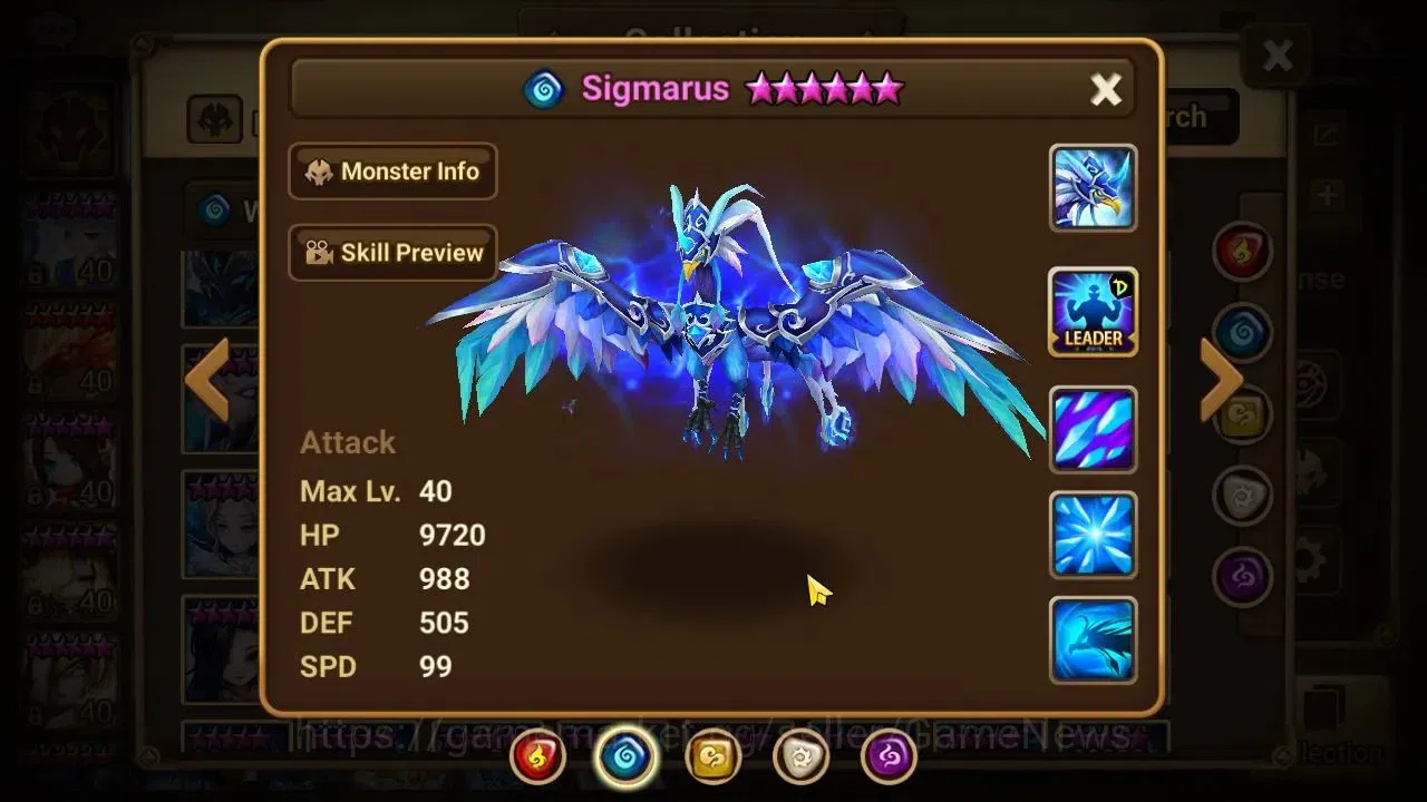 Summoners War: Sky Arena Accounts GLOBAL Lv 80|1 LD[Kiki]+18 Total NB5[Sagar,Poseido image 20
