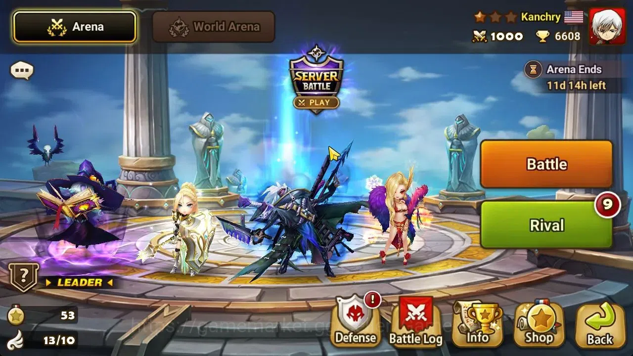 Summoners War: Sky Arena Accounts GLOBAL Lv 80|1 LD[Kiki]+18 Total NB5[Sagar,Poseido image 3