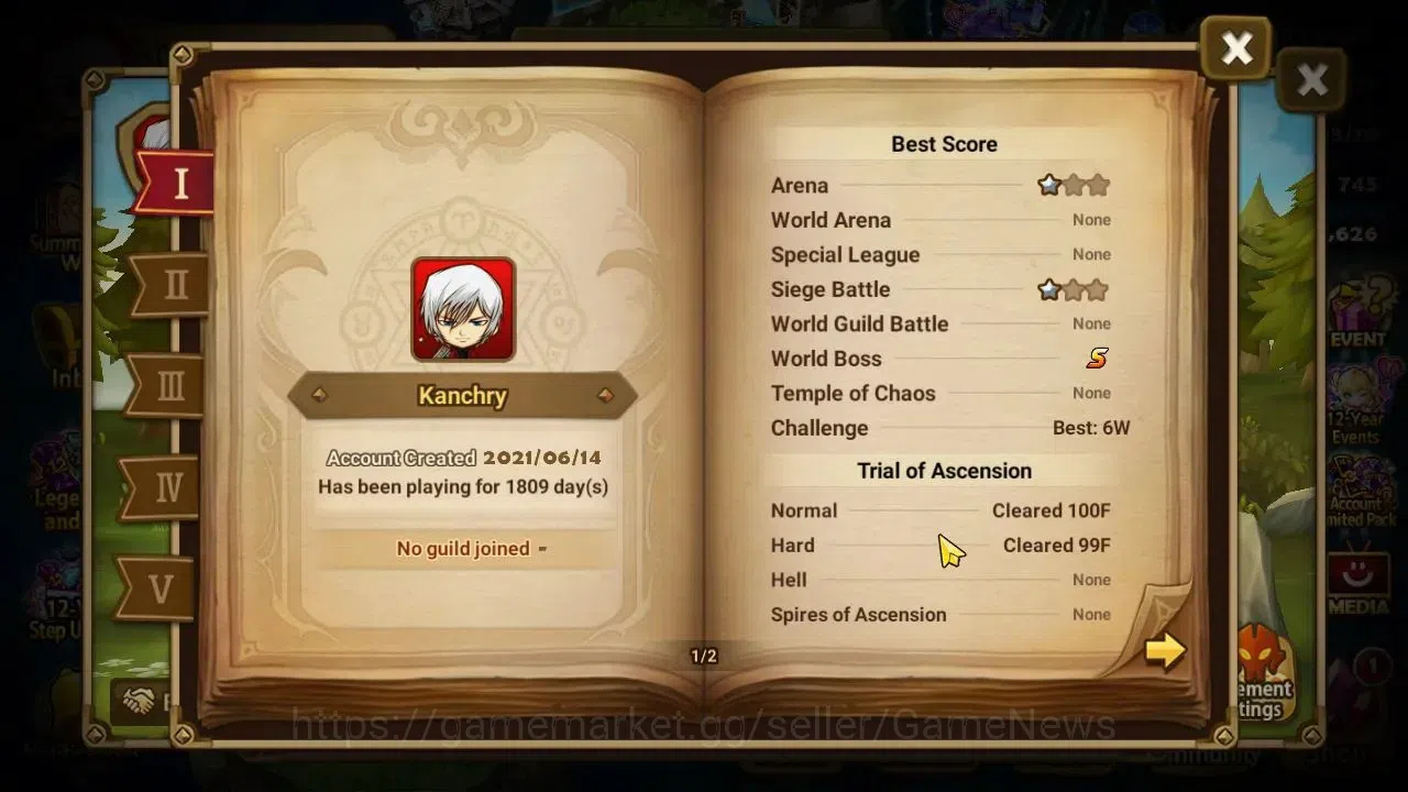 Summoners War: Sky Arena Accounts GLOBAL Lv 80|1 LD[Kiki]+18 Total NB5[Sagar,Poseido image 5
