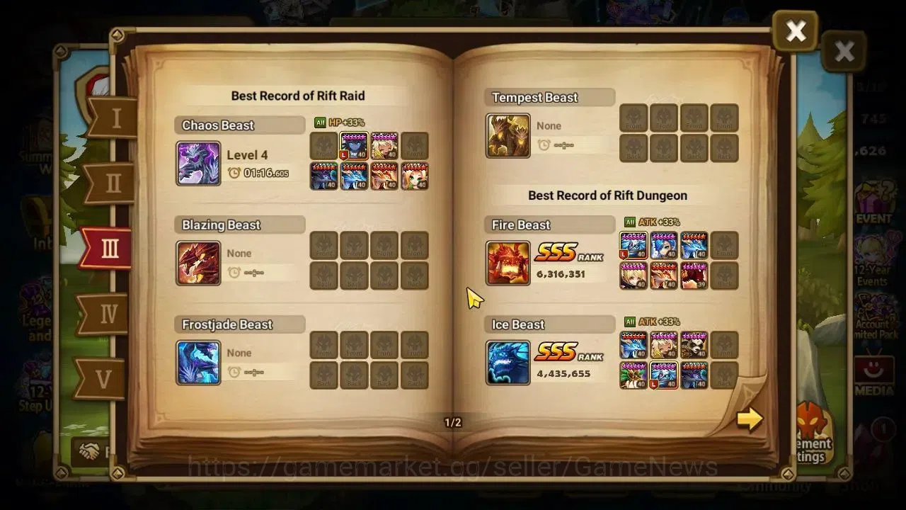 Summoners War: Sky Arena Accounts GLOBAL Lv 80|1 LD[Kiki]+18 Total NB5[Sagar,Poseido image 7