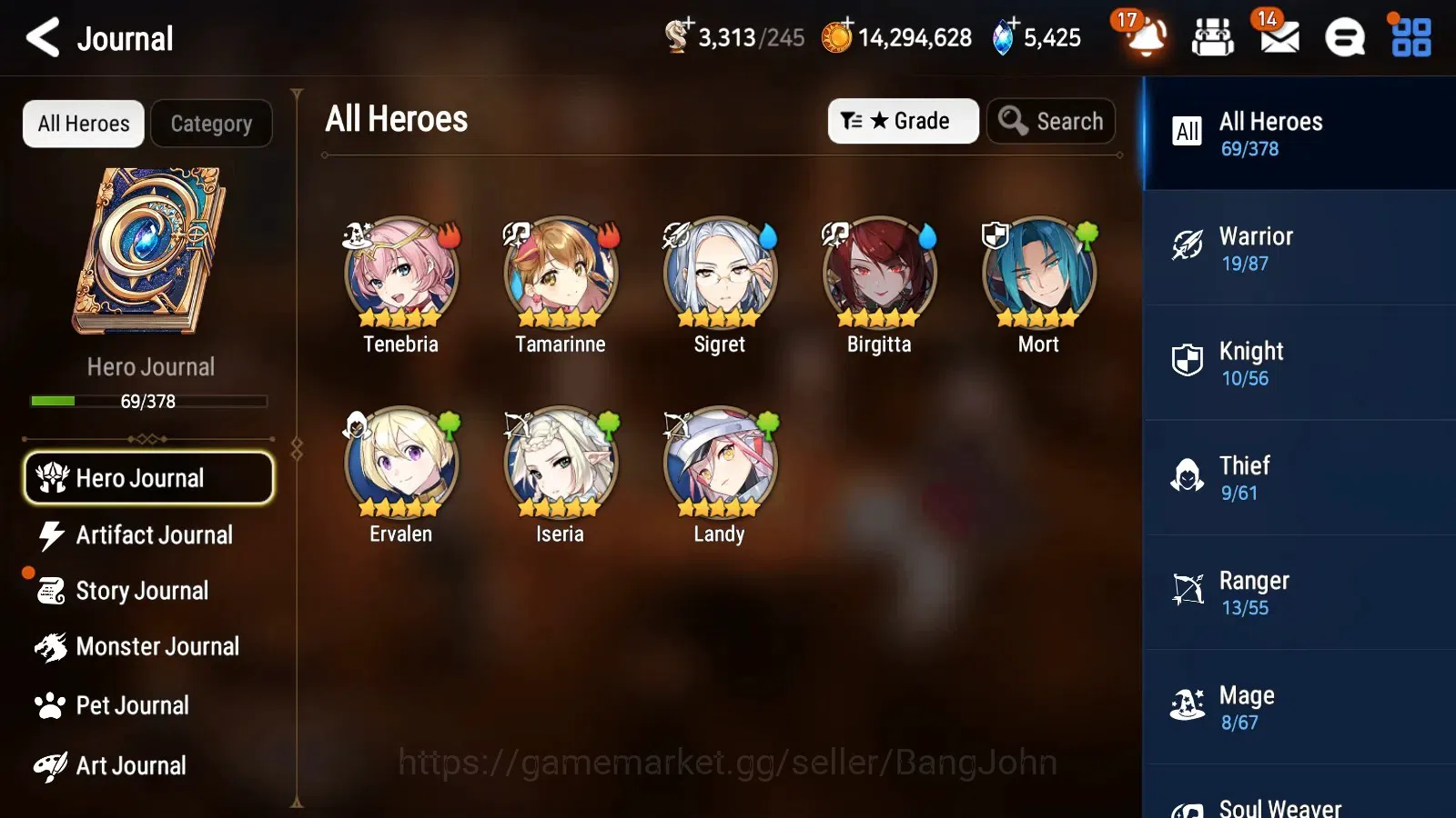 Epic Seven Accounts Global Unverif|6 ML (Salome,Belian,SE Celine,DK Sh image 14