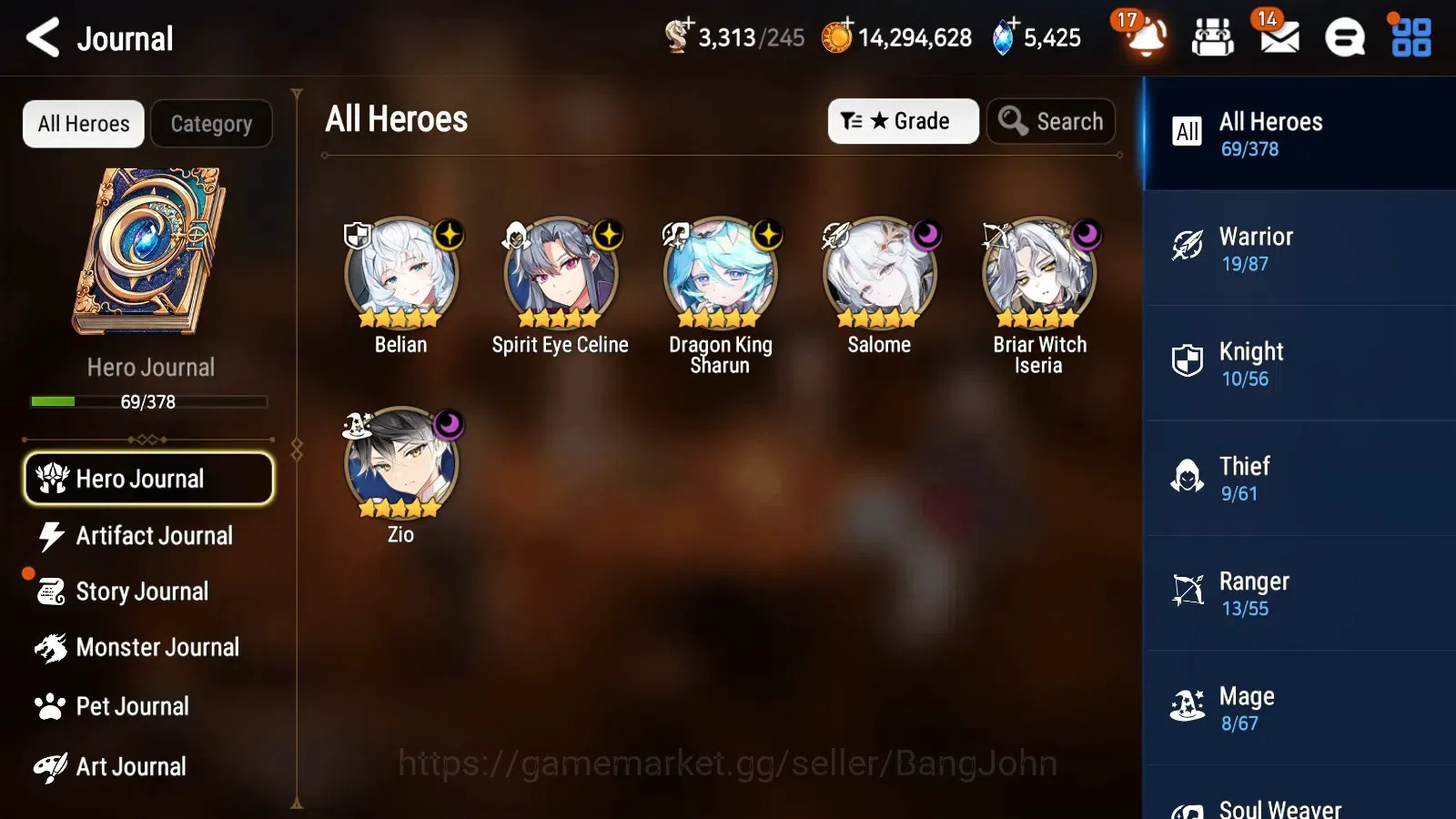 Epic Seven Accounts Global Unverif|6 ML (Salome,Belian,SE Celine,DK Sh image 15