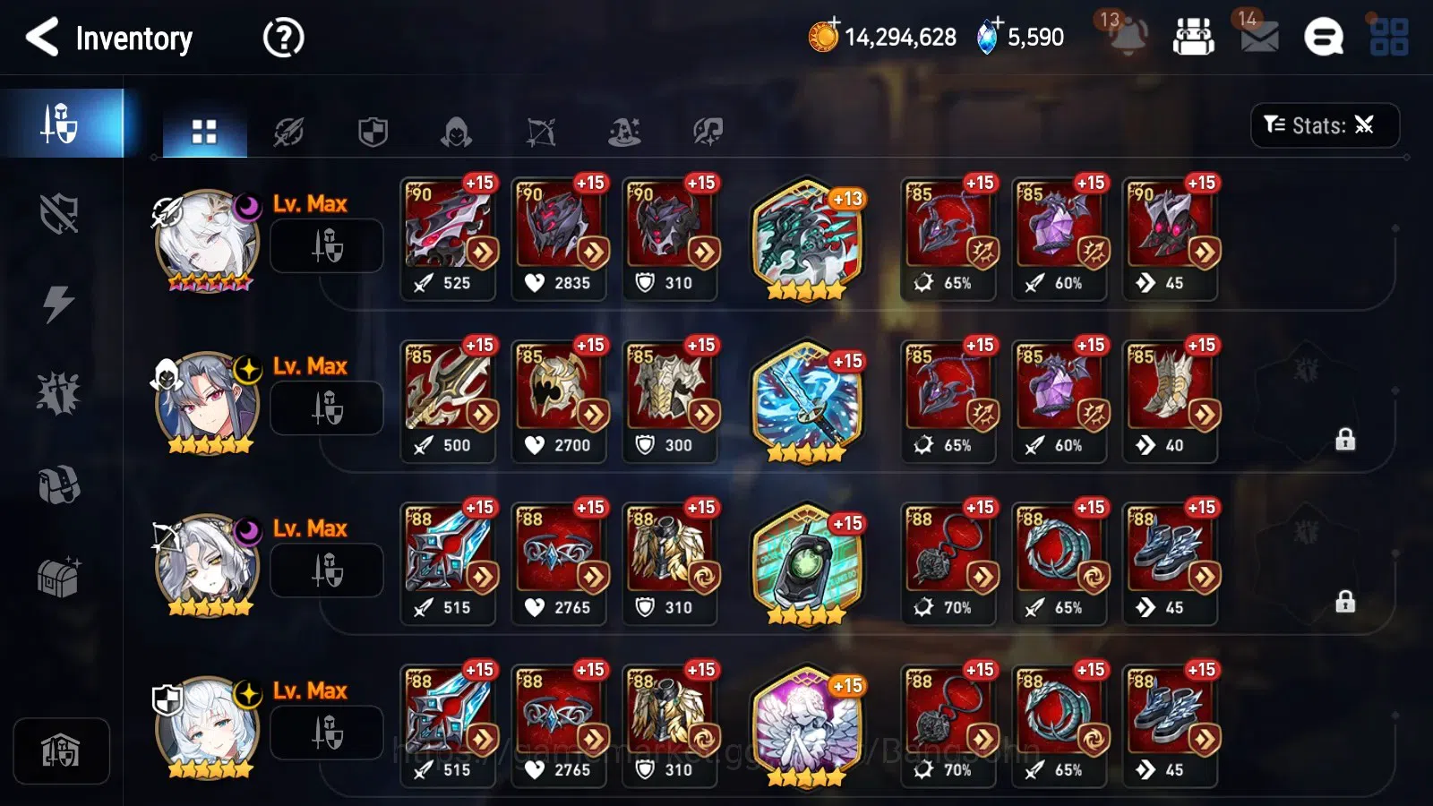 Epic Seven Accounts Global Unverif|6 ML (Salome,Belian,SE Celine,DK Sh image 6
