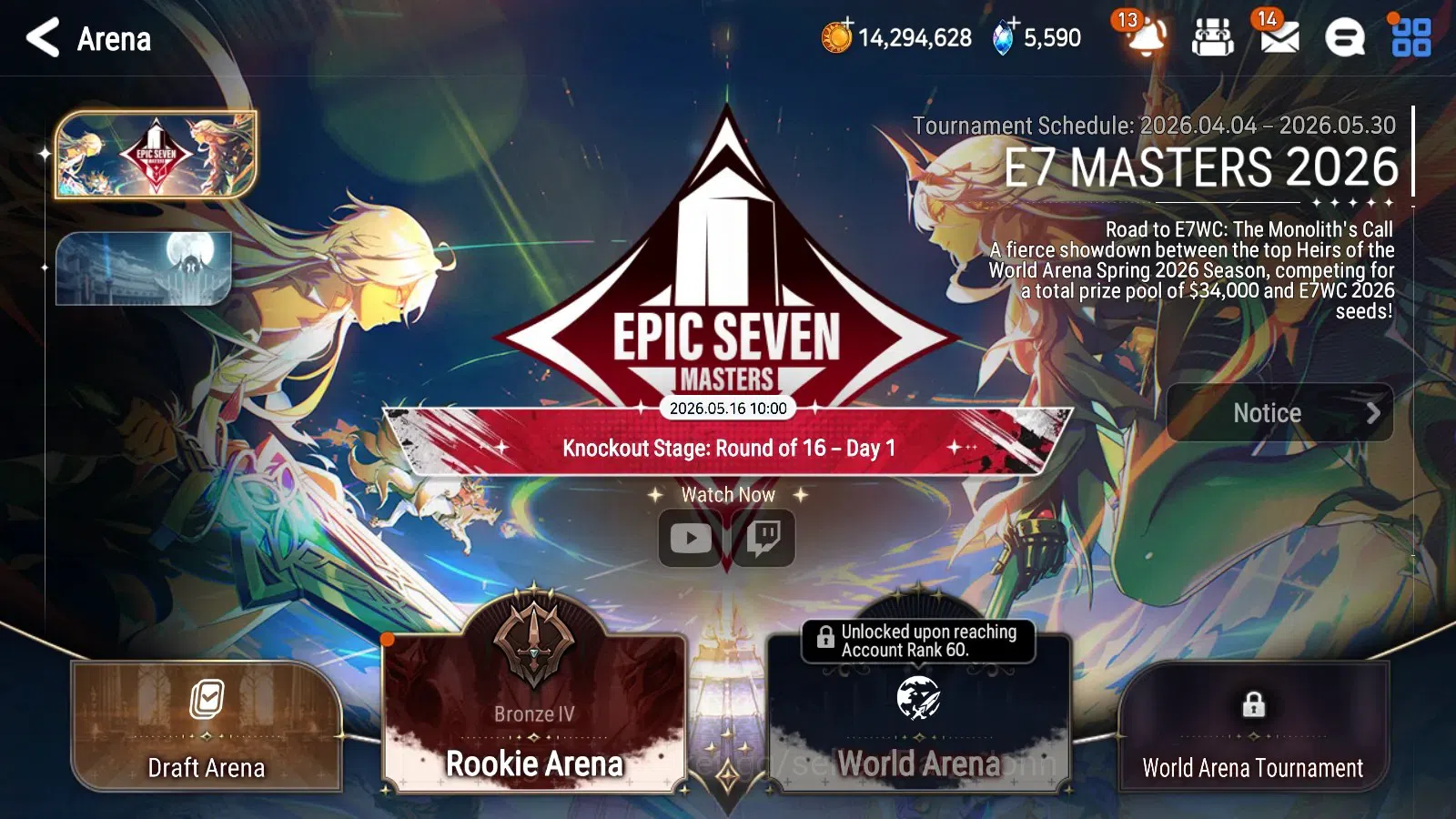 Epic Seven Accounts Global Unverif|6 ML (Salome,Belian,SE Celine,DK Sh image 7