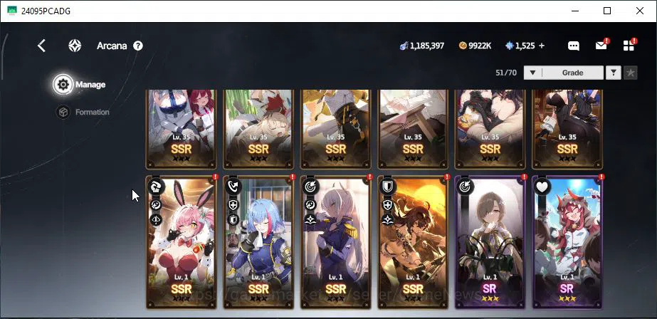 StarSavior Accounts ASIA|Lv 56|25 SSR[Asherah Waltz Max LB,RosariaLB1, image 11