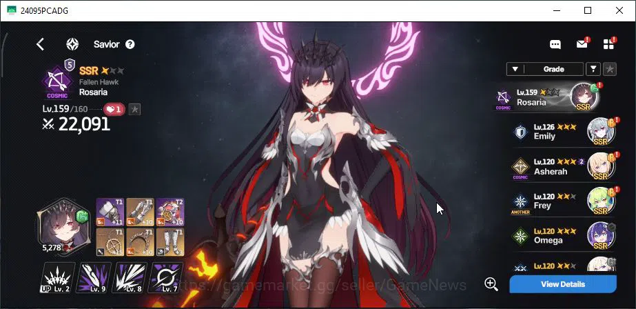 StarSavior Accounts ASIA|Lv 56|25 SSR[Asherah Waltz Max LB,RosariaLB1, image 3