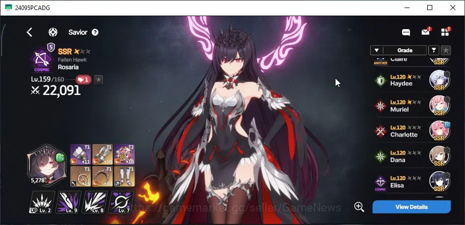 StarSavior Accounts ASIA|Lv 56|25 SSR[Asherah Waltz Max LB,RosariaLB1, image 5