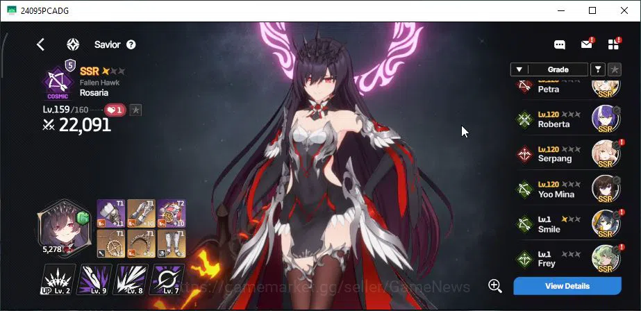 StarSavior Accounts ASIA|Lv 56|25 SSR[Asherah Waltz Max LB,RosariaLB1, image 6