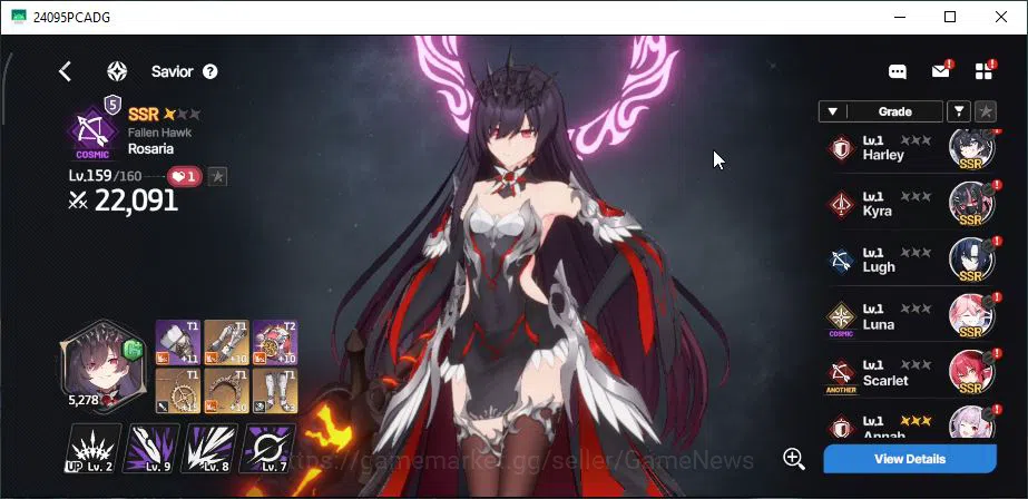 StarSavior Accounts ASIA|Lv 56|25 SSR[Asherah Waltz Max LB,RosariaLB1, image 7
