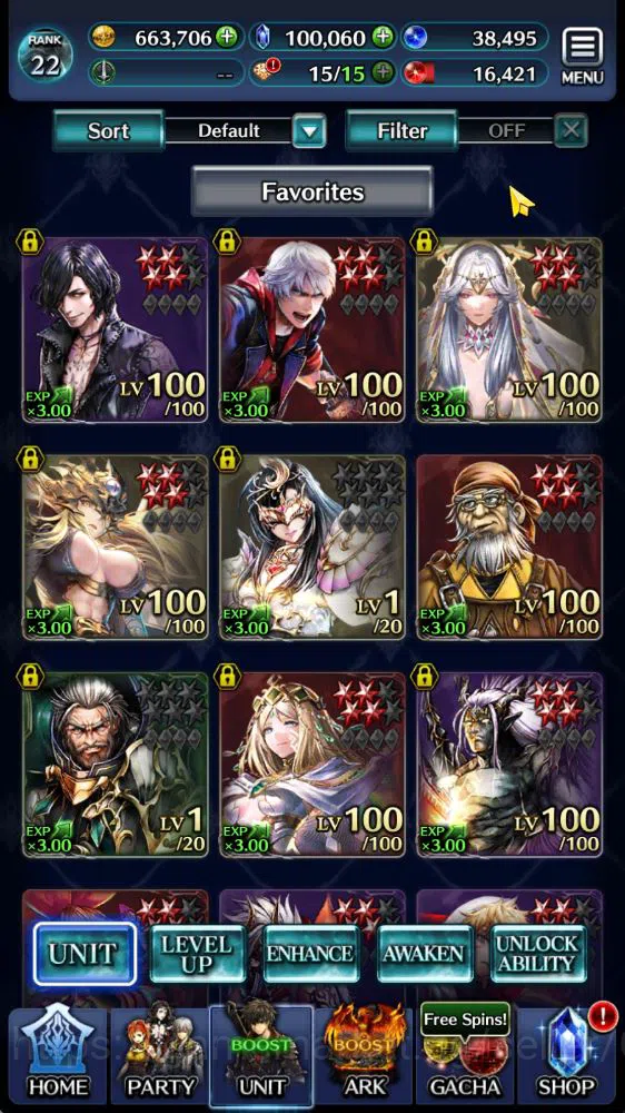 Last Cloudia Accounts Mid‑Game Global|Rank 22|100k Crystal| V,Nero tYK,SM Sera,Etc |1 UR (ToGApropolika) + 15 SSR Ark|Code