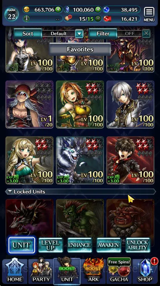 Last Cloudia Accounts Mid‑Game Global|Rank 22|100k Crystal| V,Nero tYK,SM Sera,Etc |1 UR (ToGApropolika) + 15 SSR Ark|Code 3