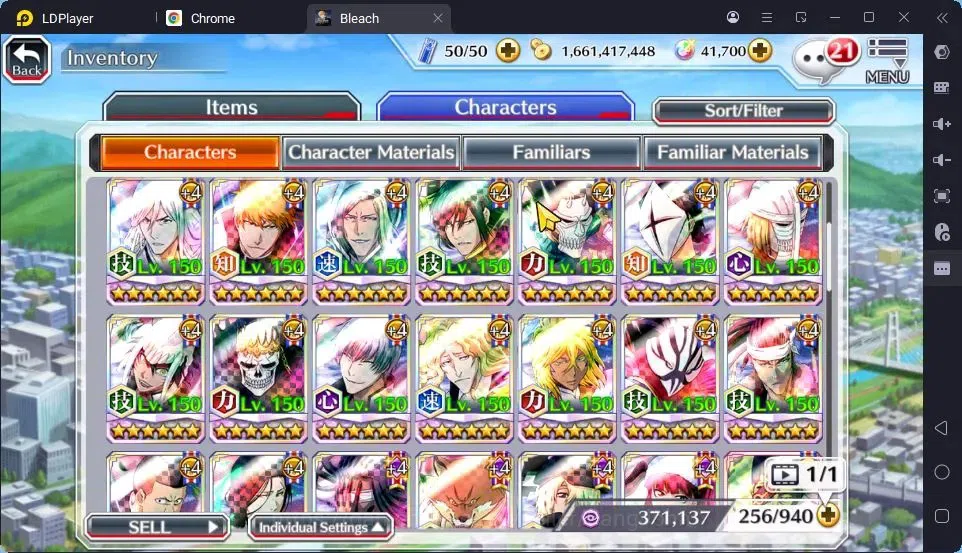 Bleach: Brave Souls Accounts High-End Global | 41.7 Orb | Genryusai Fierce Battle,Ichigo 7TH,Lisa Hollowfied,Shinji 10