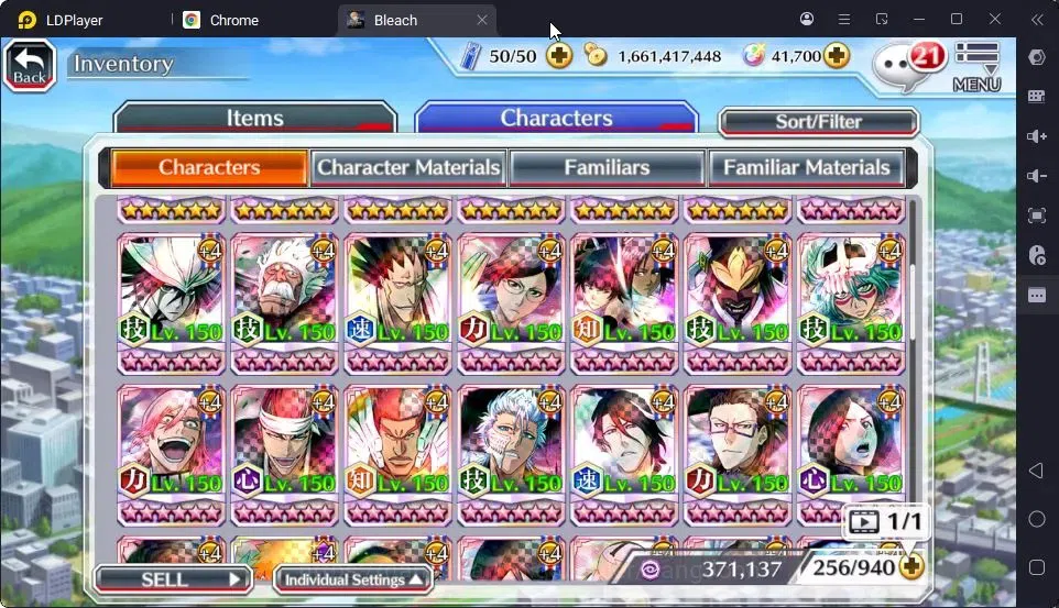 Bleach: Brave Souls Accounts High-End Global | 41.7 Orb | Genryusai Fierce Battle,Ichigo 7TH,Lisa Hollowfied,Shinji 11