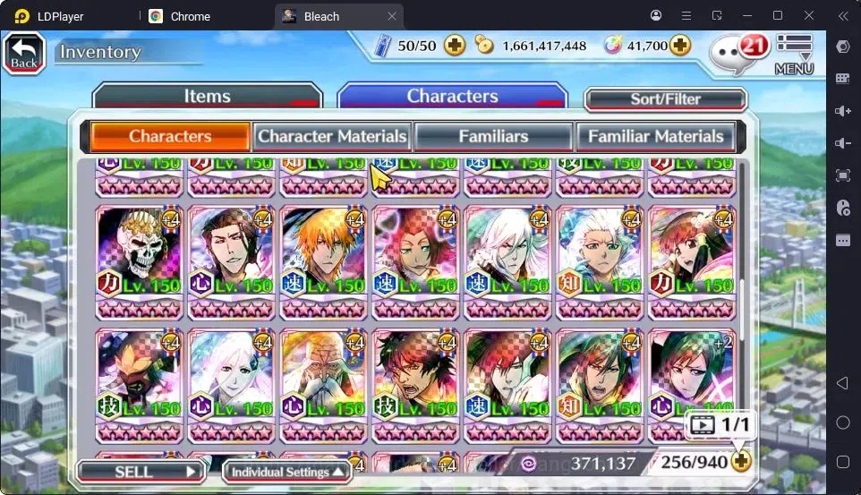 Bleach: Brave Souls Accounts High-End Global | 41.7 Orb | Genryusai Fierce Battle,Ichigo 7TH,Lisa Hollowfied,Shinji 16