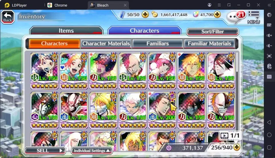 Bleach: Brave Souls Accounts High-End Global | 41.7 Orb | Genryusai Fierce Battle,Ichigo 7TH,Lisa Hollowfied,Shinji 7