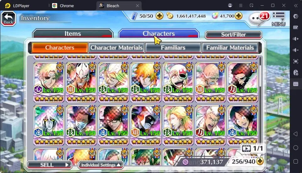 Bleach: Brave Souls Accounts High-End Global | 41.7 Orb | Genryusai Fierce Battle,Ichigo 7TH,Lisa Hollowfied,Shinji 9