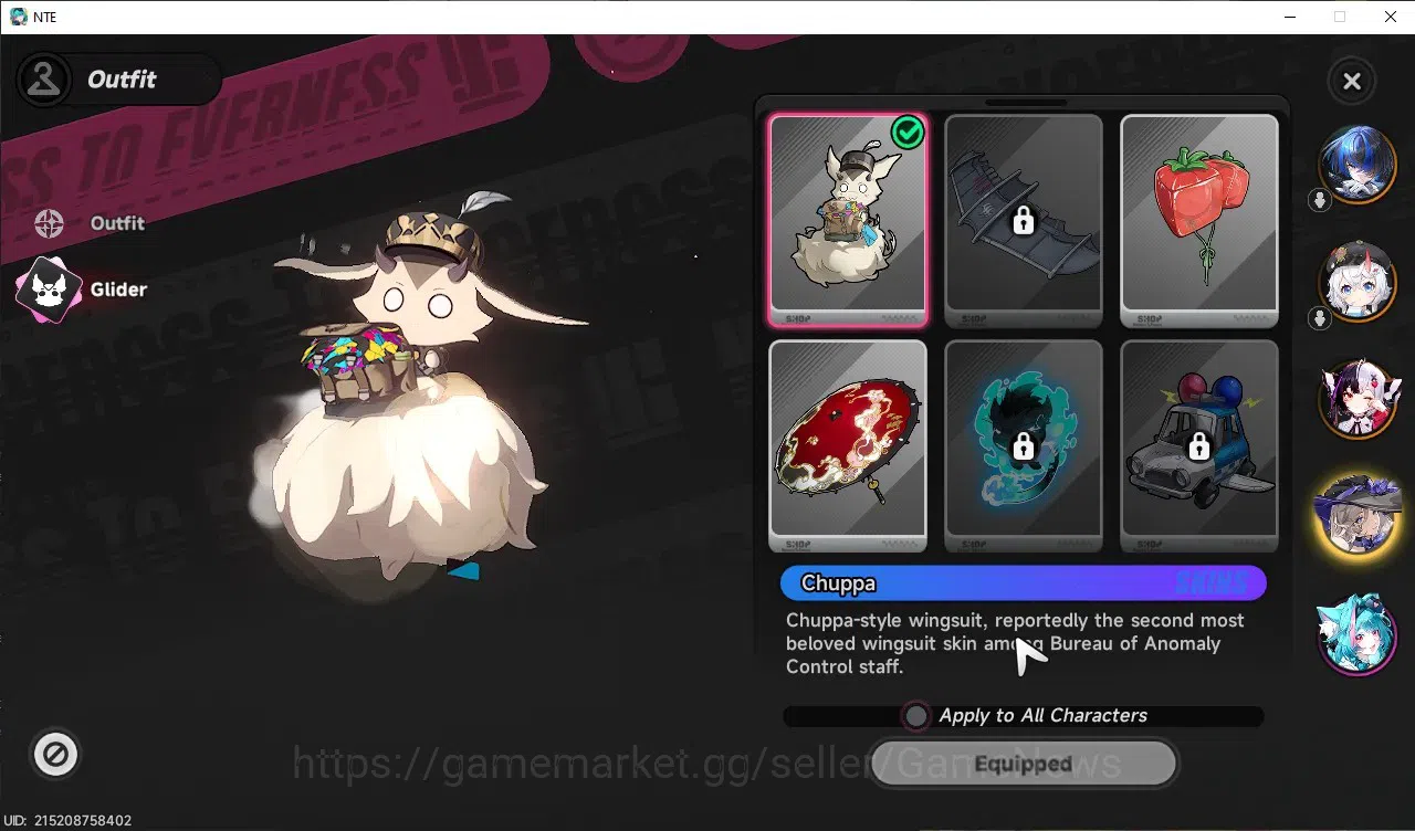 Neverness to Everness Accounts GLOBAL SEA|HL 20|TL 8|5 SSR 2 Limited HotoriA1+Sig image 10