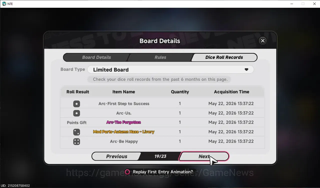 Neverness to Everness Accounts GLOBAL SEA|HL 20|TL 8|5 SSR 2 Limited HotoriA1+Sig image 15