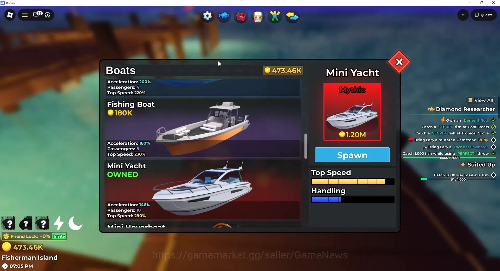 Roblox Accounts FISH IT |Lvl 657|1 Secret Rod (Element),3 Myth+1 Myth Skin|5 Mythic Bait|11 SC Fish(Leviathan,Etc)|Take 11