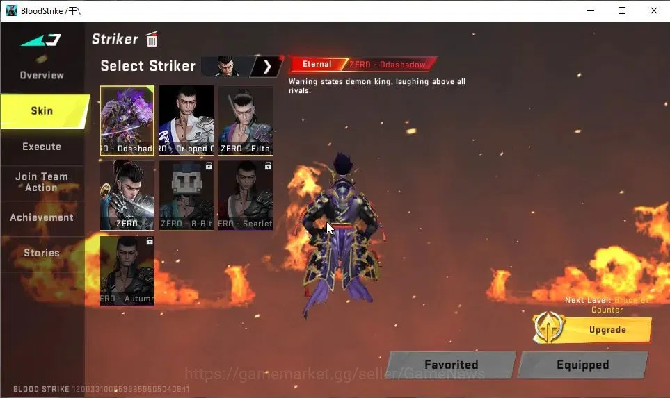 Blood Strike Accounts ASIA|ETERNAL ZERO-Odashadow|10 ULTRA[BLAST,EMMA,ET image 3
