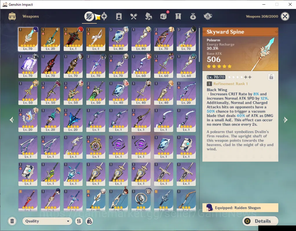 Genshin Impact Accounts ASIA|AR 55|4 Limited +4(*5Wep)|Arlecchino,Raiden,N image 13
