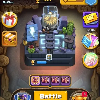 Clash Royale Accounts High-End Lv 462|Trophy 3517|KTL 10|Card 57/122|1 HERO 4 EVO|1 Legendary 10 Epic 22 Rare 24 Common|2