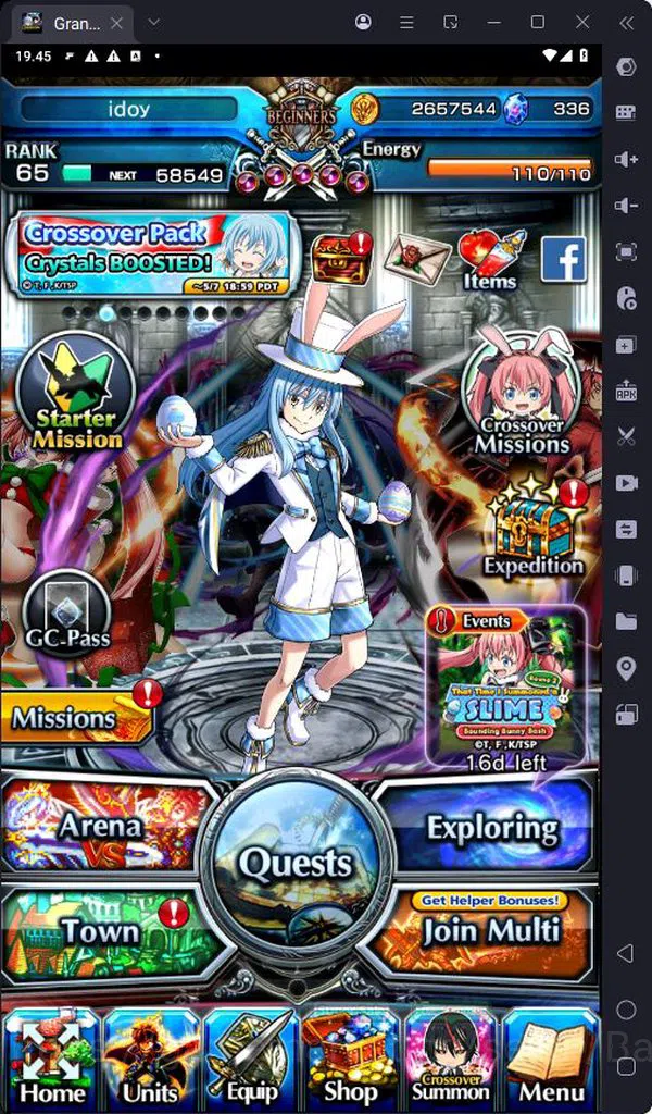 Grand Summoners Accounts GLOBAL|Ascend 4|Rank 65|Demon Lord Rimuru|Madoka K image 1