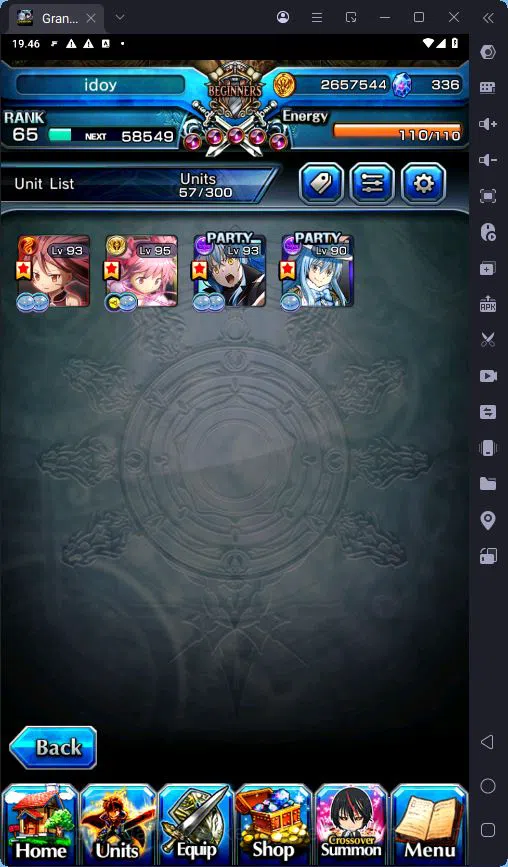 Grand Summoners Accounts GLOBAL|Ascend 4|Rank 65|Demon Lord Rimuru|Madoka K image 2