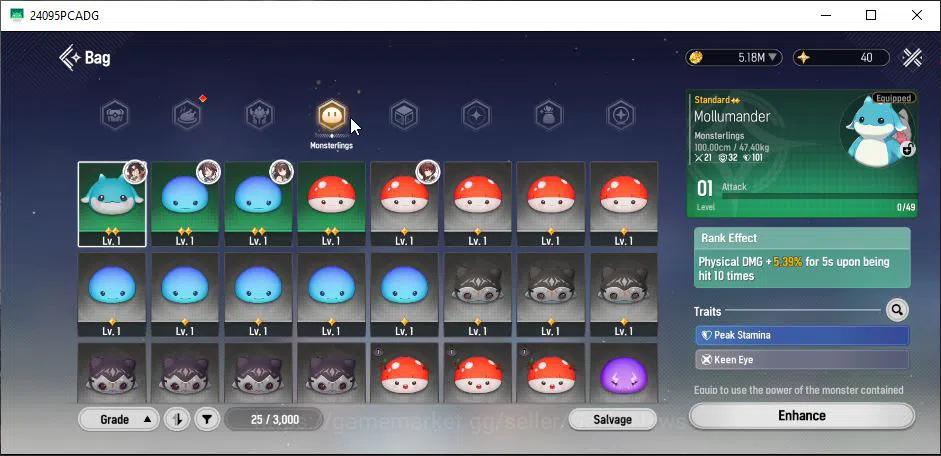 Mongil:Star Dive Accounts Global | AL 17 | 3 SSR Meta - [Jiwon,Gabby,Penny]  image 2