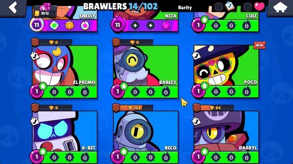 Brawl Stars Accounts 1012 Thropy|15K Bling|14 Brawlers 3 Max Lvl [Shelly,Trunk,Nita]|12 Skin|2 Epic Skin 2 SR|4K PP|CN 7