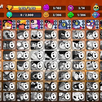 Brawl Stars Accounts 1012 Thropy|15K Bling|14 Brawlers 3 Max Lvl [Shelly,Trunk,Nita]|12 Skin|2 Epic Skin 2 SR|4K PP|CN