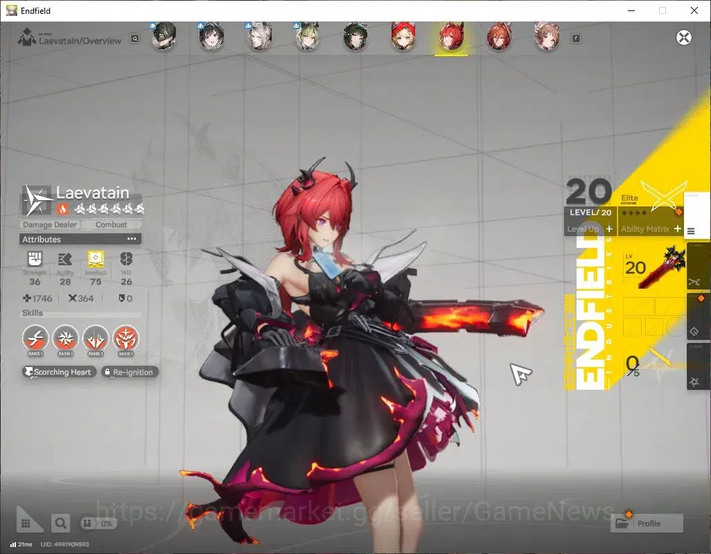 Arknights: Endfield Accounts ASIA|Lv55|7 SSR(3Limited)+10(*6WEP)|[(Zhuang Fangy image 5