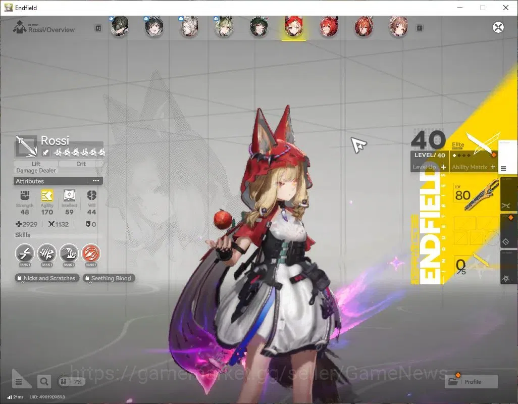 Arknights: Endfield Accounts ASIA|Lv55|7 SSR(3Limited)+10(*6WEP)|[(Zhuang Fangy image 6