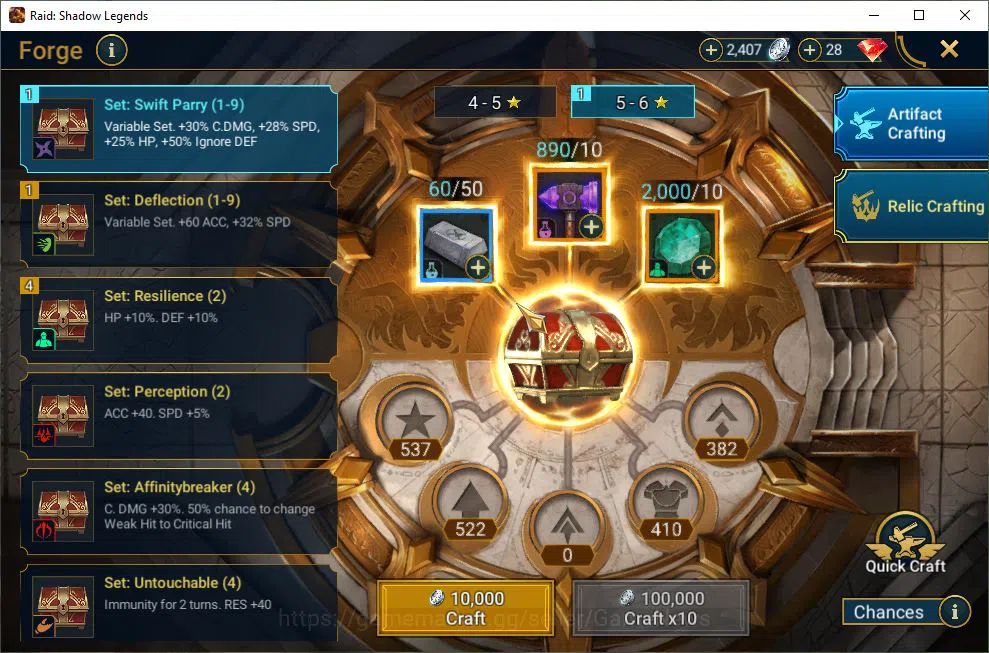 Raid: Shadow Legends Accounts Lv33 611K Power|2 Mythic(Galathir,Androc)|28 Legen image 7