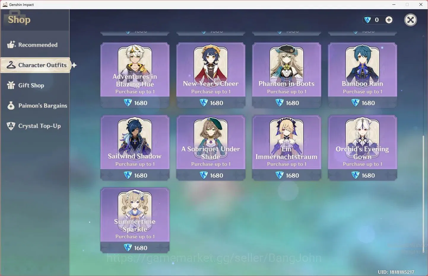 Genshin Impact Accounts ASIA | STARTER | AR 34|1 Limit|3 STD|Limit Linnea| image 1